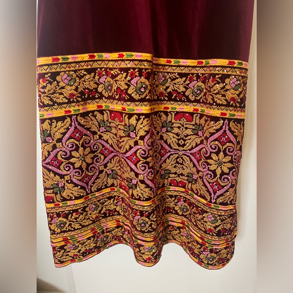 *SOLD* Palestinian Thobe - Henna dress - Picture 13 of 17